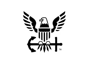 A black and white image of an eagle with the word " eph " underneath it.