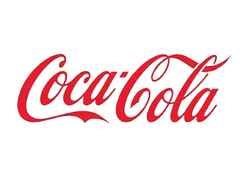 A coca-cola logo is shown on the side of a green background.